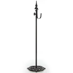 Adjustable Black Christmas Wreath Stand Wreath Hangers And Stands|