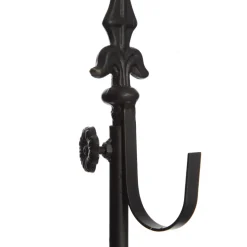 Adjustable Black Christmas Wreath Stand Wreath Hangers And Stands|