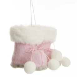 Adorable Pink Mini Moccasins Tree Decoration Christmas Tree Decorations|