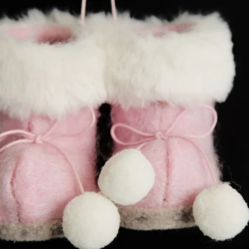 Adorable Pink Mini Moccasins Tree Decoration Christmas Tree Decorations|