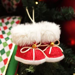 Adorable Red Mini Moccasins Tree Decoration Christmas Tree Decorations|
