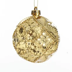 Assorted Gold Mercury Shatterproof Christmas Baubles - Set of 6 Christmas Bauble Sets|