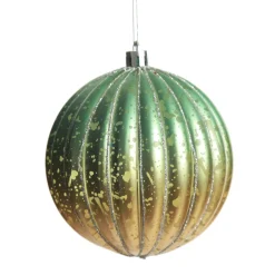 Assorted Ombre Pastel Ribbed Shatterproof Christmas Baubles - Set of 3 Christmas Bauble Sets|