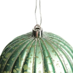 Assorted Ombre Pastel Ribbed Shatterproof Christmas Baubles - Set of 3 Christmas Bauble Sets|