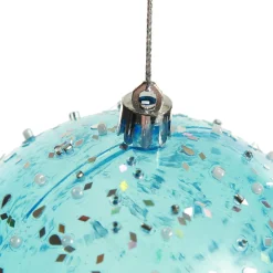 Assorted Pastel Sequin Sprinkles Shatterproof Christmas Baubles - Set of 3 Christmas Bauble Sets|