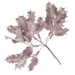 Assorted Pink Glitter Christmas Pick Trio Christmas Pick|