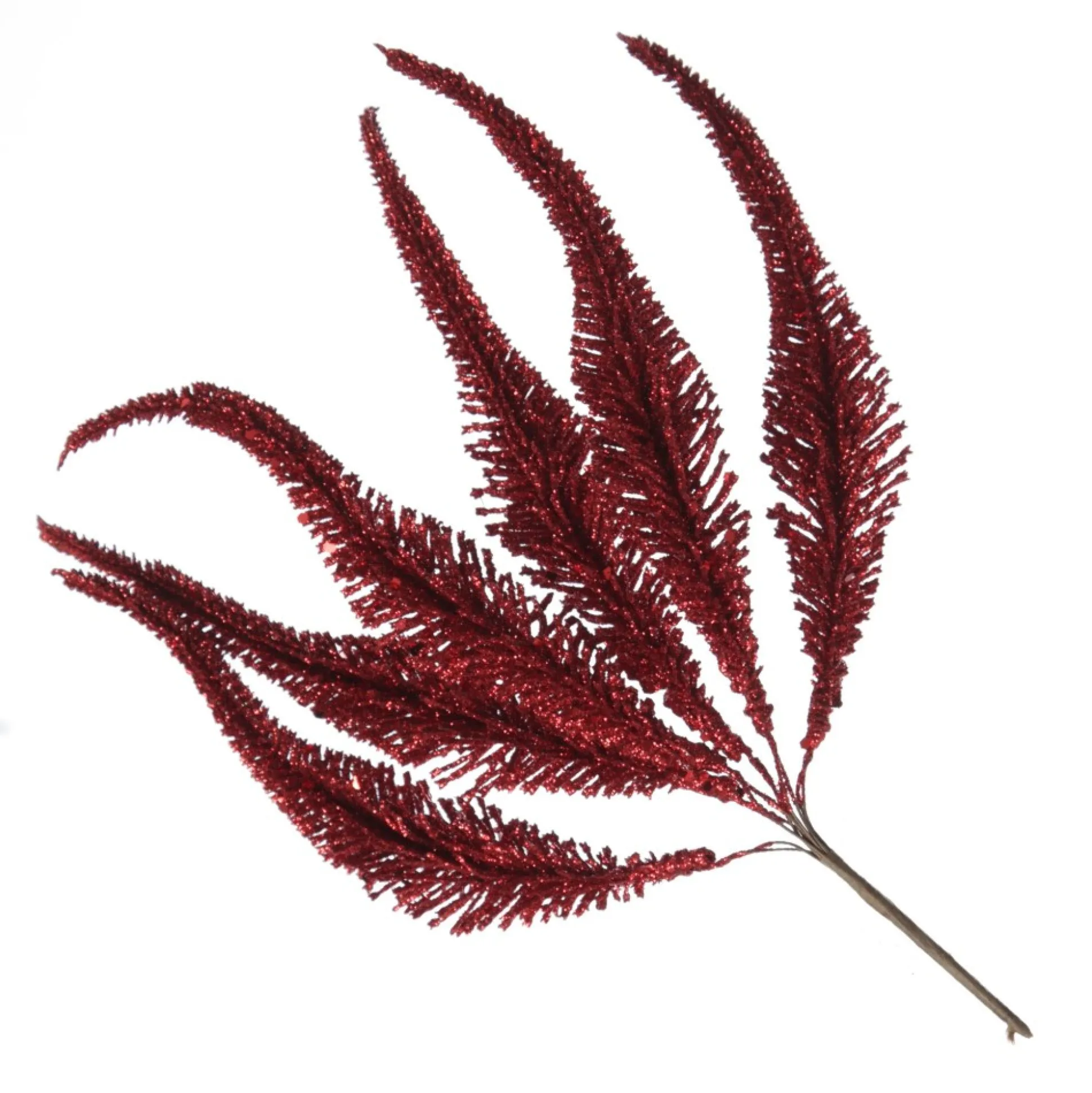 Assorted Red Glitter Christmas Pick Trio Christmas Pick|