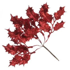 Assorted Red Glitter Christmas Pick Trio Christmas Pick|