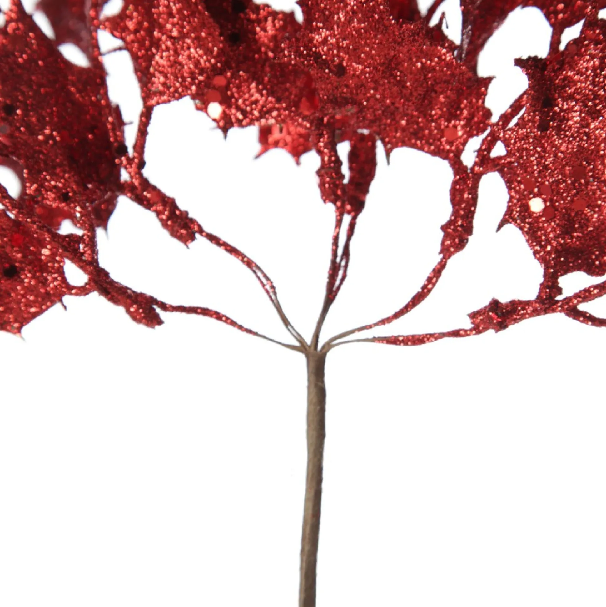 Assorted Red Glitter Christmas Pick Trio Christmas Pick|