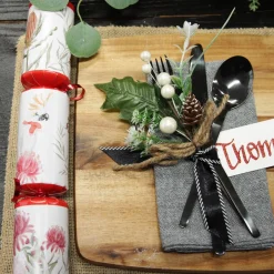 Assorted White Berry and Leaf Christmas Bouquet Pick Trio Christmas Pick|