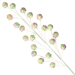 Ball Spray Pick with Multicolour Sprinkles Christmas Tree Picks|