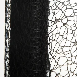 Black Lace Spider Mesh Roll Decomesh|