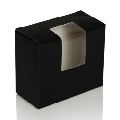 Black Window Gift Box Small - Pack of 5 Gift Wrap, Boxes, Bags & Tags|