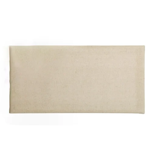 Blank Natural Burlap Canvas Plaque Christmas Craft Supplies|