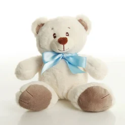 Blue Baby's First Christmas Teddy Gift Pack Glass Baubles|