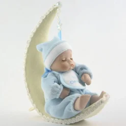 Blue Baby's 1st Christmas Moon Babys First Christmas|