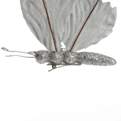 Blue Butterfly Clip with Silver Sequins Butterflies And Birds|