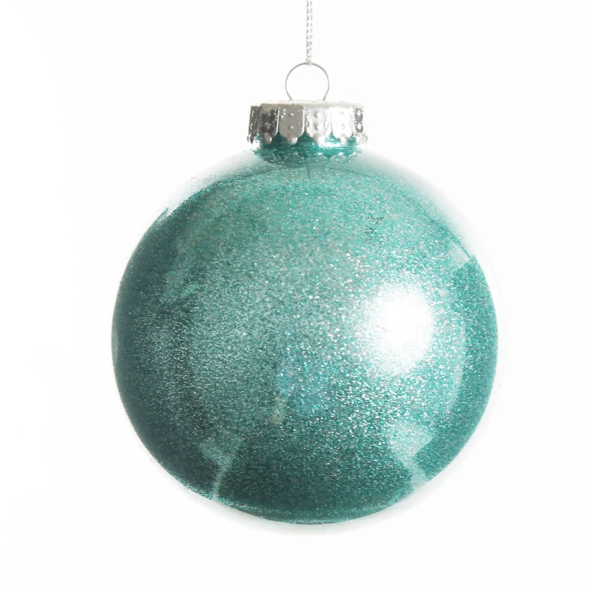 Blue Glitter Christmas Bauble Decorative Christmas Baubles|
