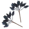 Blue Glitter Pinecone Clusters - Set of 2 Christmas Pick|