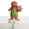 Boy Gingerbread Christmas Stocking Hanger Stocking Hangers|