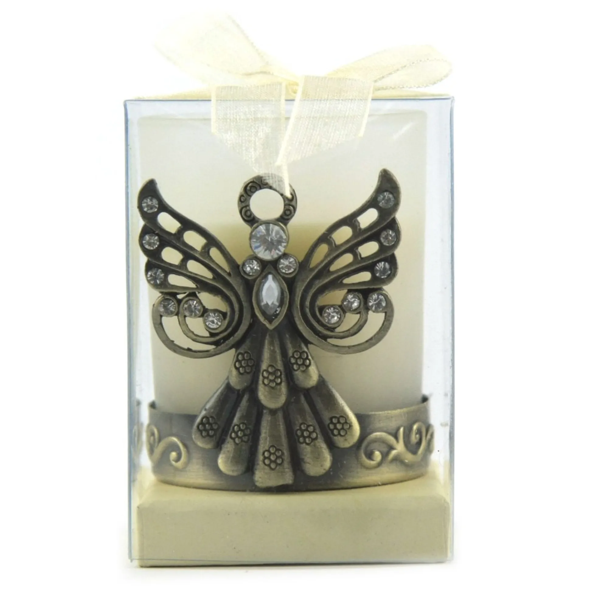 Brass Angel Tea Light Christmas Candles And Scents|