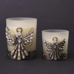 Brass Angel Tea Light Christmas Candles And Scents|
