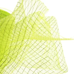 Bright Green Metallic Thread Decomesh Roll Diy Wreaths|