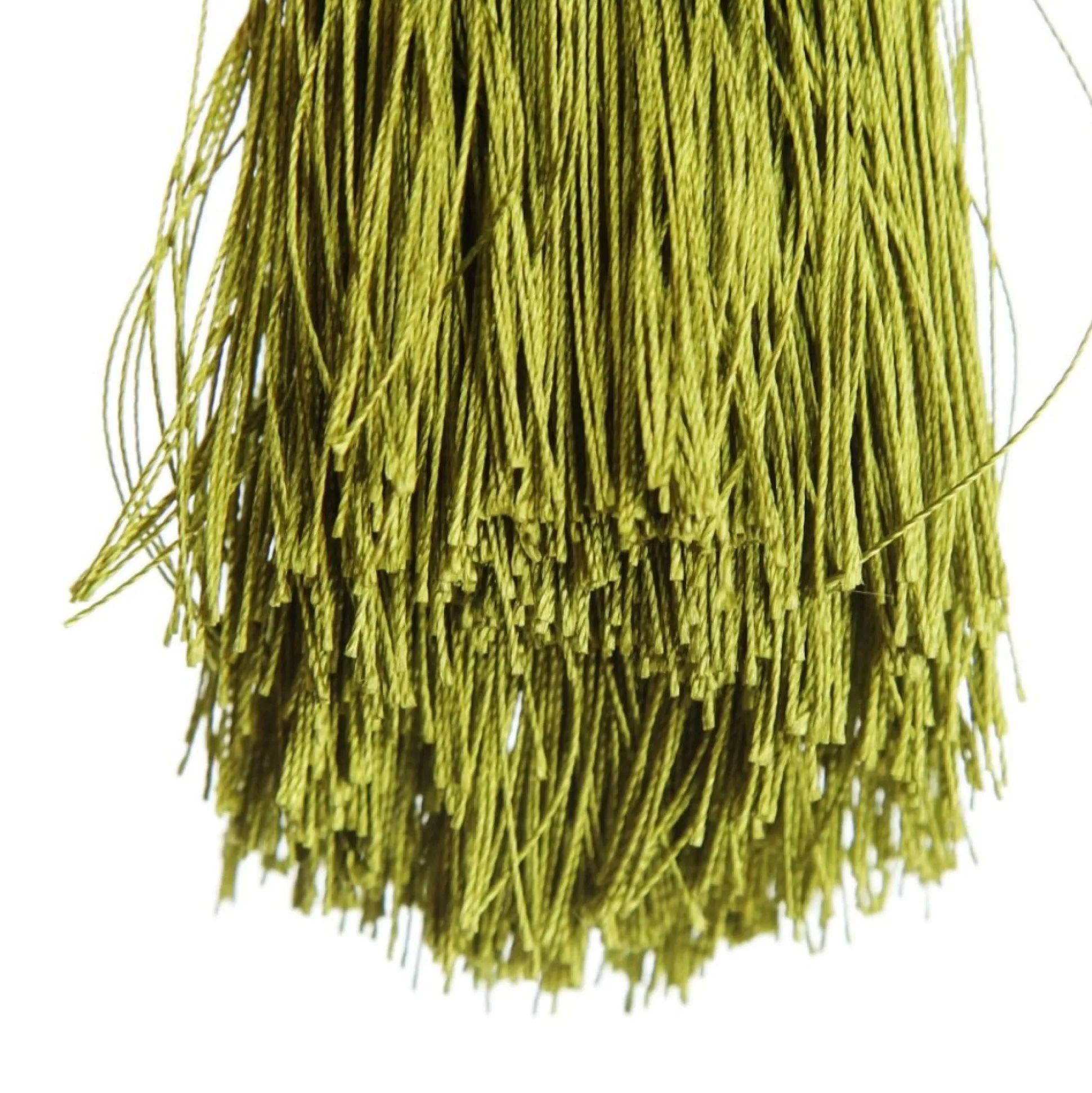 Bright Green Tassel Christmas Tree Decorations|