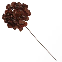 Brown Hydrangea Flower Stem Christmas Flowers|