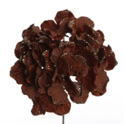Brown Hydrangea Flower Stem Christmas Flowers|