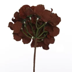 Brown Hydrangea Flower Stem Christmas Flowers|