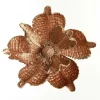 Brown Velvet Magnolia Flower Clip Christmas Flowers|