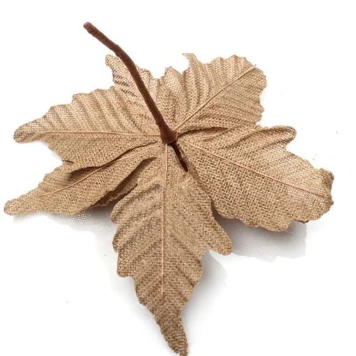Burlap Flower Pick Natural Trim Beach Decorations|
