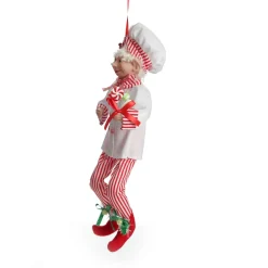 Candy Cane Chef Elf Ornament Christmas Elves And Fairies|