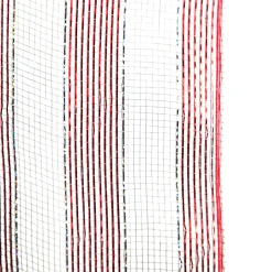 Candy Cane Stripe Metallic Thread Decomesh Roll Diy Wreaths|
