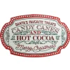 Candy Canes and Hot Cocoa Retro Metal Christmas Sign Wall Hangings And Signs|