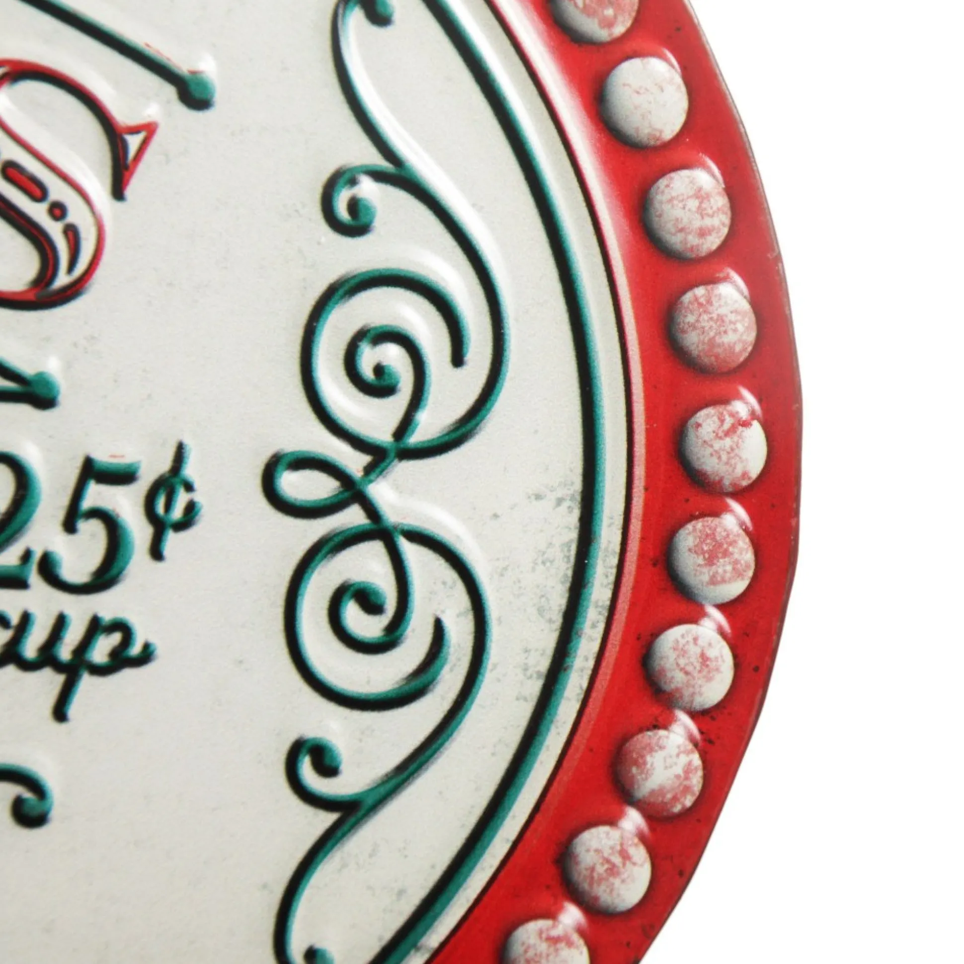 Candy Canes and Hot Cocoa Retro Metal Christmas Sign Wall Hangings And Signs|