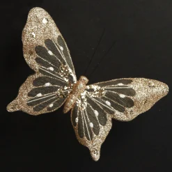 Champagne and Gold Butterfly Clip Butterflies And Birds|