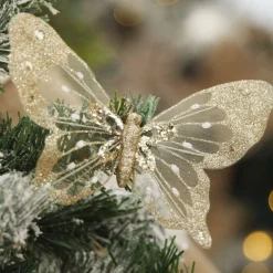 Champagne and Gold Butterfly Clip Butterflies And Birds|