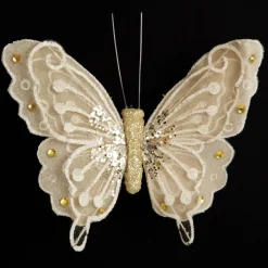 Champagne Butterfly Clip Butterflies And Birds|