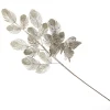 Champagne Glitter Feathers with Butterfly Spray Pick Christmas Sprays|