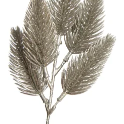 Champagne Glitter Pine Bud Pick - Set of 2 Christmas Pick|