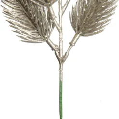 Champagne Glitter Pine Bud Pick - Set of 2 Christmas Pick|