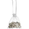 Champagne Mini Jingle Bell Decorations - Bag of 15 Christmas Craft Supplies|