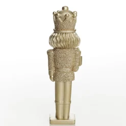 Champagne Polyresin Nutcracker with Presents Christmas Nutcrackers|