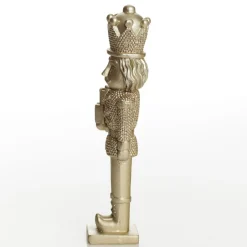 Champagne Polyresin Nutcracker with Presents Christmas Nutcrackers|