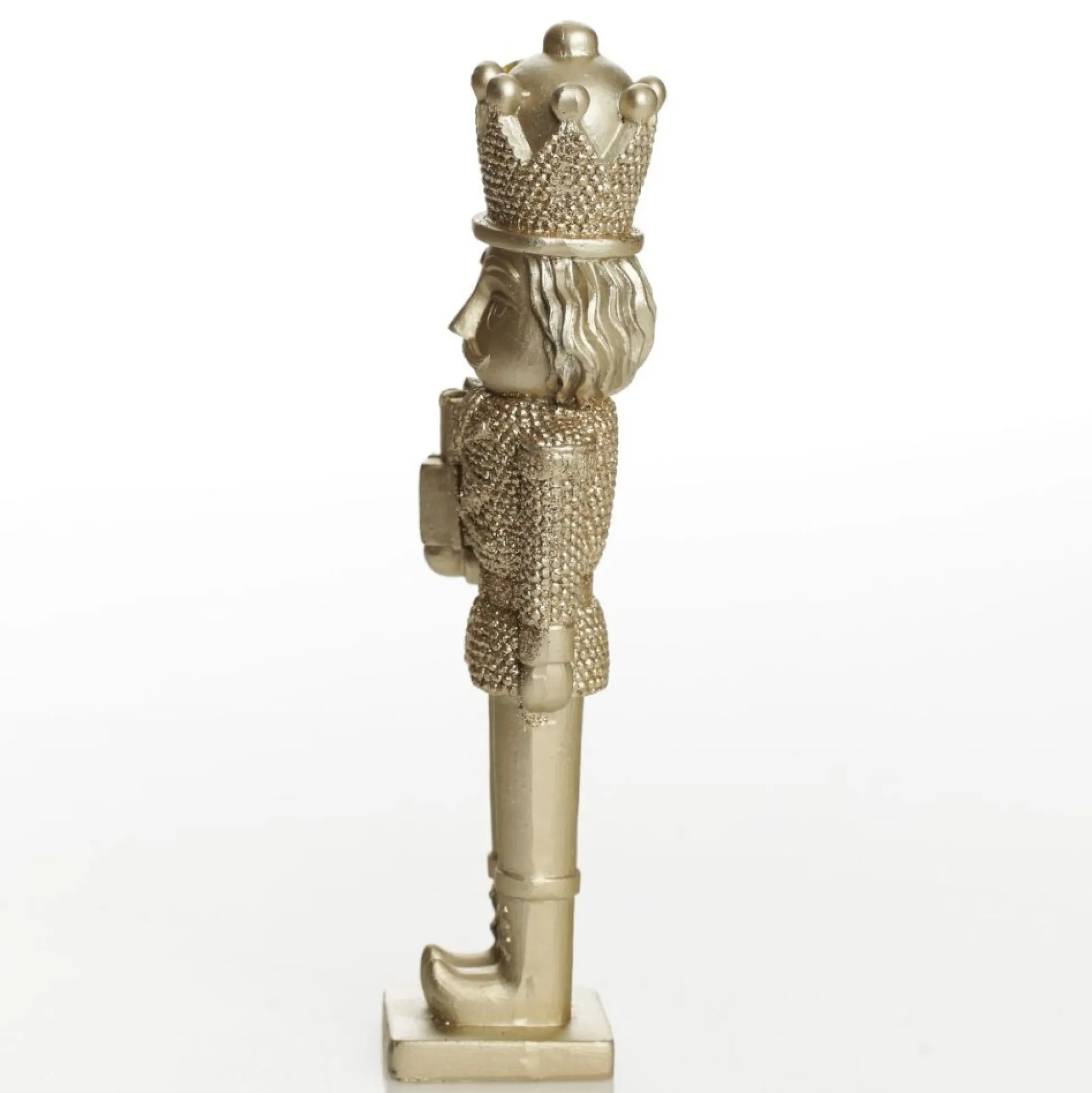 Champagne Polyresin Nutcracker with Presents Christmas Nutcrackers|