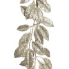 Champagne Sequin Mixed Leaf Christmas Garland Christmas Garlands|