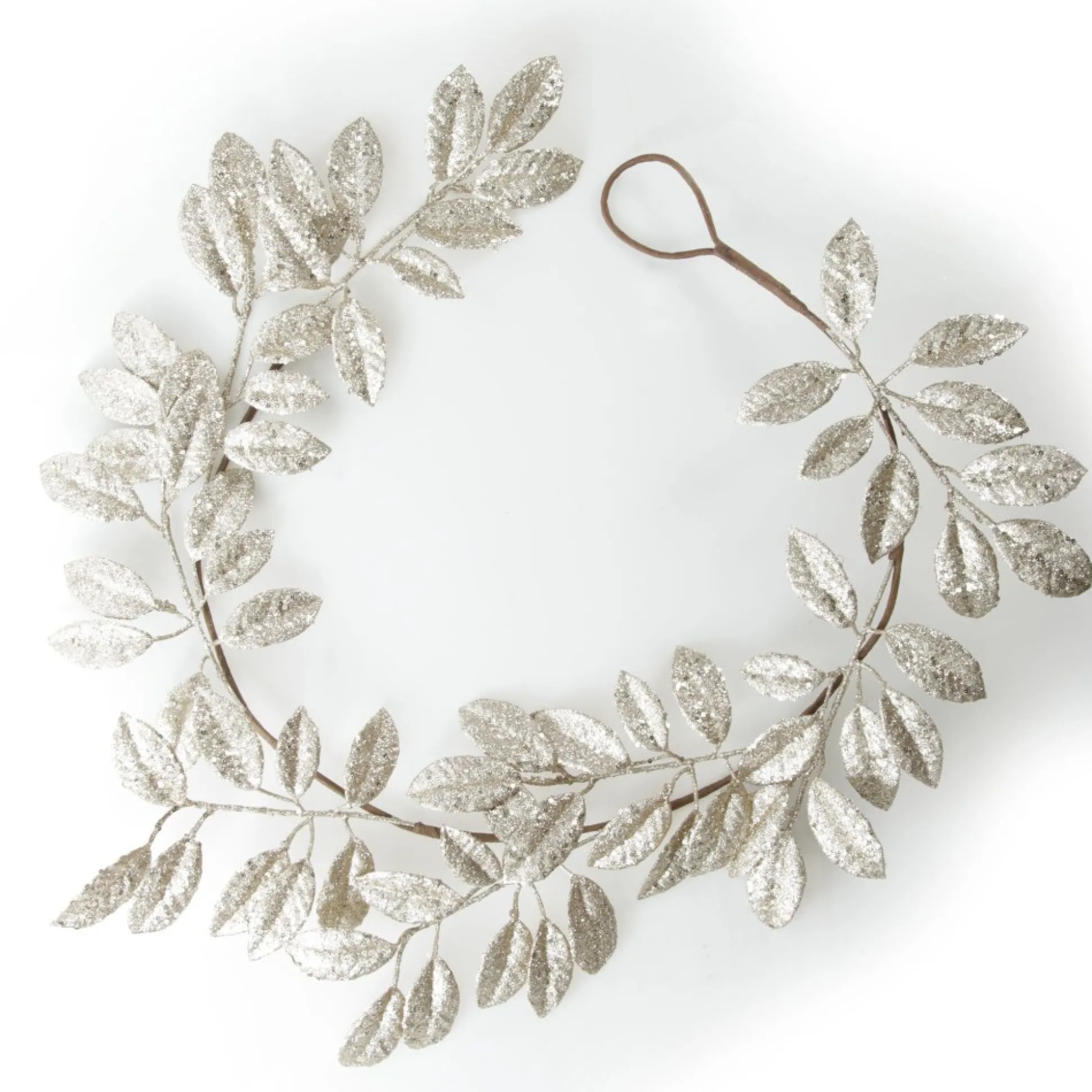 Champagne Sequin Mixed Leaf Christmas Garland Christmas Garlands|