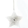 Champagne Starburst Tree Decoration Snowflakes And Stars|